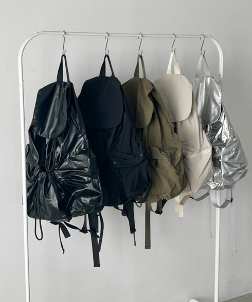 【大容量】ナイロンドロストリュック | NU1255048 | ブラック