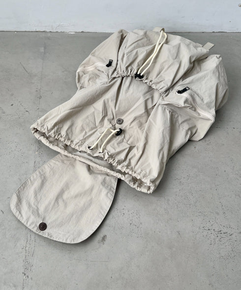 【大容量】ナイロンドロストリュック | NU1255048 | アイボリー