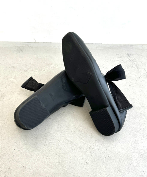 オーガンジーリボンメリージェーンパンプス | NU3255046 | ブラック