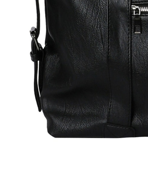 MUCENT(ムセント)/2WAY ショルダーバッグ トートバッグ/PRIME WRINKLE LEATHER TOTE BAG | AT1244041 | ブラック