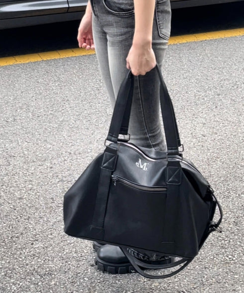 MUCENT(ムセント)/2WAY ショルダーバッグ トートバッグ/PRIME WRINKLE LEATHER TOTE BAG | AT1244041 | ブラック