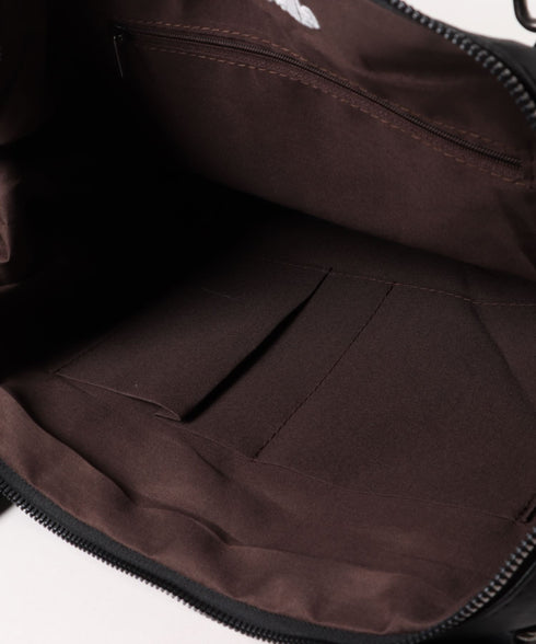 MUCENT(ムセント)/2WAY ショルダーバッグ トートバッグ/PRIME WRINKLE LEATHER TOTE BAG | AT1244041 | ブラック