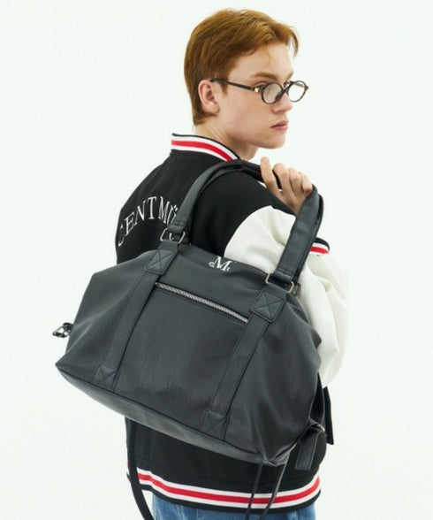 MUCENT(ムセント)/2WAY ショルダーバッグ トートバッグ/PRIME WRINKLE LEATHER TOTE BAG | AT1244041 | ブラック