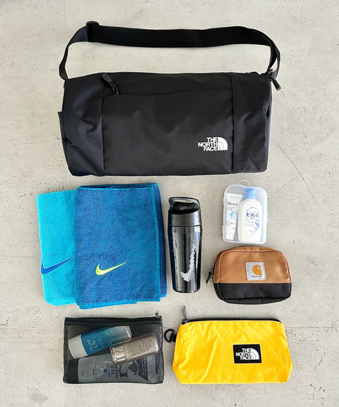 THE NORTH FACE(ザ・ノースフェイス)/軽量 ダッフルバッグ ショルダーバッグ ボストンバッグ/LIGHT DUFFLE BAG S | IM1244048 | ブラック