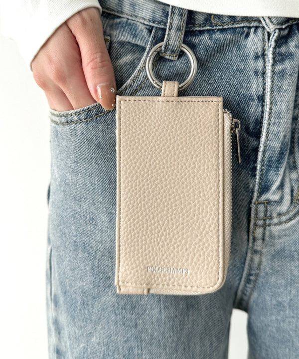 POLO CHAMPS(ポロチャンプス)/カードケース ミニ財布 カードホルダー ミニウォレット | IM6244049 | ベージュ