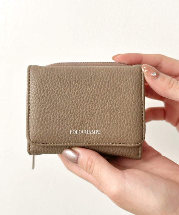 POLO CHAMPS(ポロチャンプス)/三つ折り財布 ミニウォレット ミニ財布 | IM6244050 | モカ