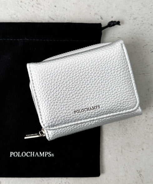 POLO CHAMPS(ポロチャンプス)/三つ折り財布 ミニウォレット ミニ財布 | IM6244050 | シルバー