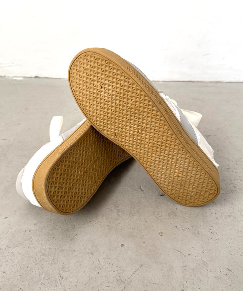 サテンリボンレースジャーマントレーナーシューズ | NU3255086 | アイボリー