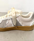 サテンリボンレースジャーマントレーナーシューズ | NU3255086 | アイボリー