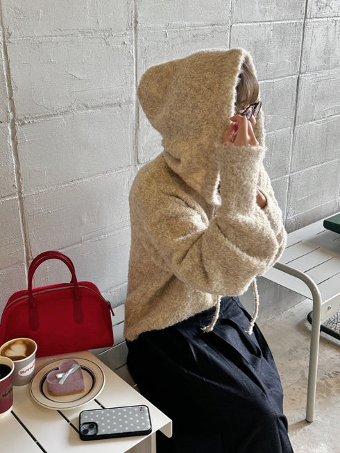 フーディーモヘアニット | SL2244643 | アイボリー