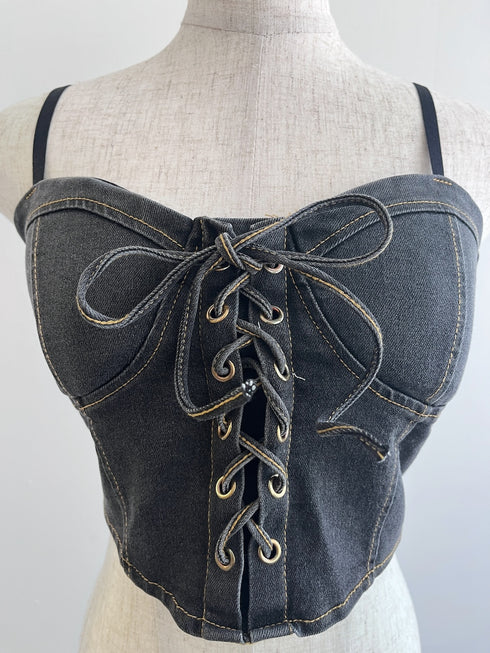 デニムビスチェ | GR2242502 | ブラック