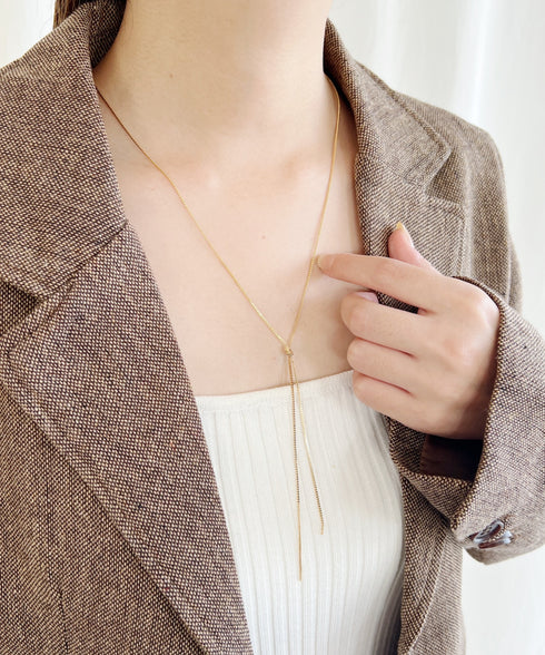 ノットチェーンロングネックレス | IS4221817 | ゴールド