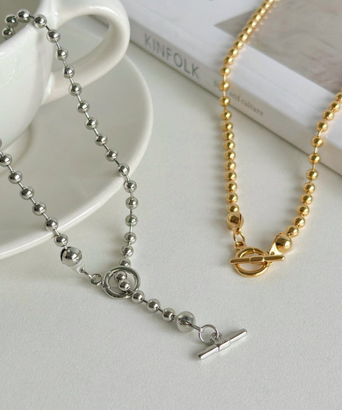 2wayマンテルボールチェーンネックレス | IS4231839 | シルバー