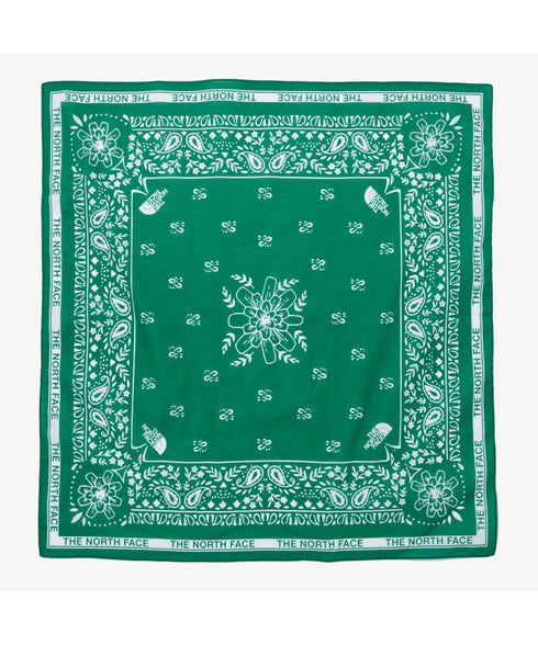 THE NORTH FACE(ザ・ノースフェイス)/コットン プリント バンダナ スカーフ/BANDANA_PAISLEY_80'S/PINE CONE | IM6243034 | グリーン