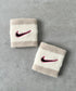 NIKE(ナイキ)/2個セット スウッシュ 刺繍 無地 リストバンド 2パック | IL4212001 | クリーム