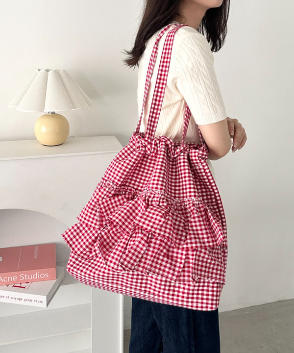 【A4サイズ対応】2wayフリルトートバッグ | CL1251020 | レッド