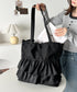 【A4サイズ対応】フリルトートバッグ | CL1251020 | ブラック