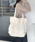 【A4サイズ対応】フリルトートバッグ | CL1251020 | アイボリー