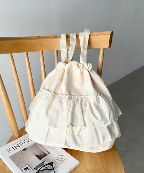 【A4サイズ対応】フリルトートバッグ | CL1251020 | アイボリー