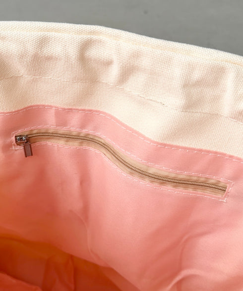 【A4サイズ対応】フリルトートバッグ | CL1251020 | アイボリー