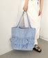 【A4サイズ対応】2wayフリルトートバッグ | CL1251020 | ブルー