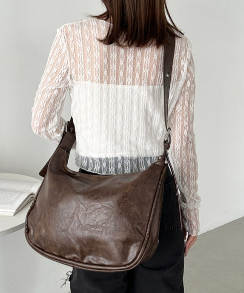 ベルトヴィンテージライクショルダーバッグ | CL1251022 | ブラウン