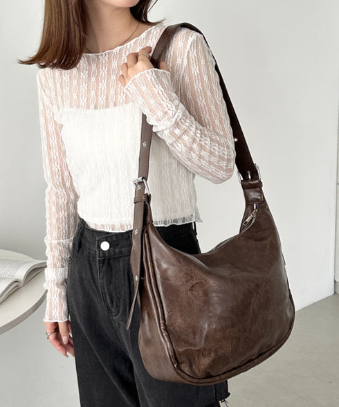 ベルトヴィンテージライクショルダーバッグ | CL1251022 | ブラウン