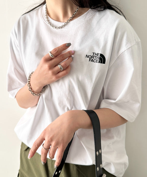 国内未発売 THE NORTH FACE(ザ・ノースフェイス)/ワンポイントロゴ 半袖 コットン Tシャツ/COTTON BASIC S/S R/TEE | IM2252001 | ホワイト