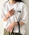国内未発売 THE NORTH FACE(ザ・ノースフェイス)/ワンポイントロゴ 半袖 コットン Tシャツ/COTTON BASIC S/S R/TEE | IM2252001 | ホワイト