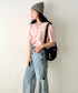 国内未発売 THE NORTH FACE(ザ・ノースフェイス)/ワンポイントロゴ 半袖 コットン Tシャツ/COTTON BASIC S/S R/TEE | IM2252001 | ピンク