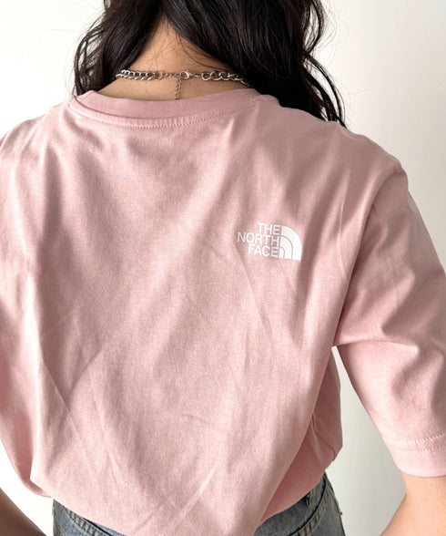 国内未発売 THE NORTH FACE(ザ・ノースフェイス)/ワンポイントロゴ 半袖 コットン Tシャツ/COTTON BASIC S/S R/TEE | IM2252001 | ピンク