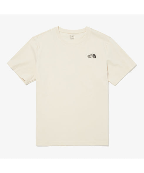 国内未発売 THE NORTH FACE(ザ・ノースフェイス)/ワンポイントロゴ 半袖 コットン Tシャツ/COTTON BASIC S/S R/TEE | IM2252001 | サンドベージュ