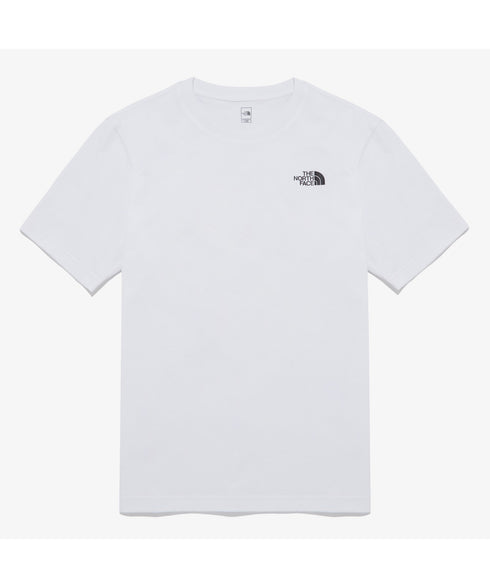 国内未発売 THE NORTH FACE(ザ・ノースフェイス)/ワンポイントロゴ 半袖 コットン Tシャツ/COTTON BASIC S/S R/TEE | IM2252001 | ホワイト