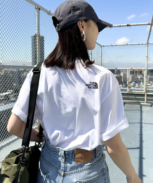 国内未発売 THE NORTH FACE(ザ・ノースフェイス)/ワンポイントロゴ 半袖 コットン Tシャツ/COTTON BASIC S/S R/TEE | IM2252001 | ホワイト