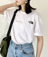 国内未発売 THE NORTH FACE(ザ・ノースフェイス)/ワンポイントロゴ 半袖 コットン Tシャツ/COTTON BASIC S/S R/TEE | IM2252001 | ホワイト