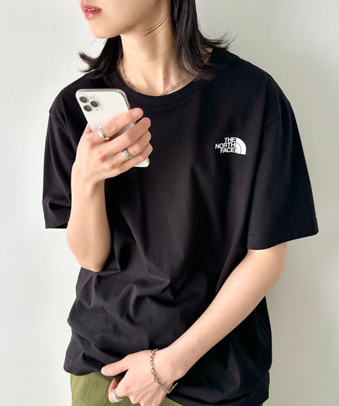 国内未発売 THE NORTH FACE(ザ・ノースフェイス)/ワンポイントロゴ 半袖 コットン Tシャツ/COTTON BASIC S/S R/TEE | IM2252001 | ブラック