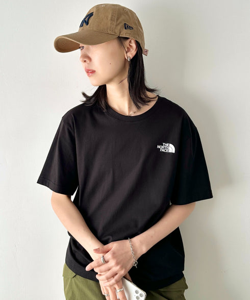 国内未発売 THE NORTH FACE(ザ・ノースフェイス)/ワンポイントロゴ 半袖 コットン Tシャツ/COTTON BASIC S/S R/TEE | IM2252001 | ブラック