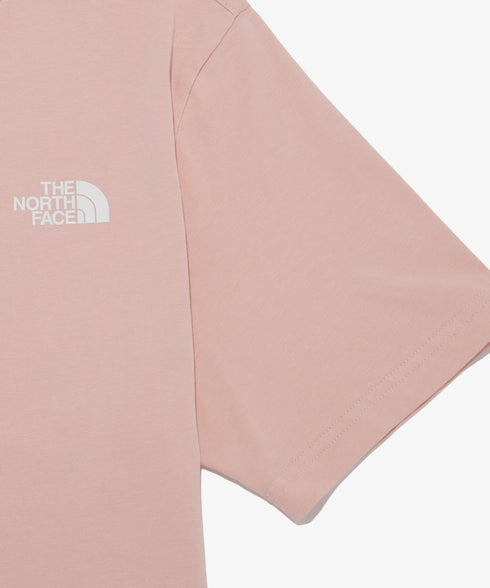 国内未発売 THE NORTH FACE(ザ・ノースフェイス)/ワンポイントロゴ 半袖 コットン Tシャツ/COTTON BASIC S/S R/TEE | IM2252001 | ピンク