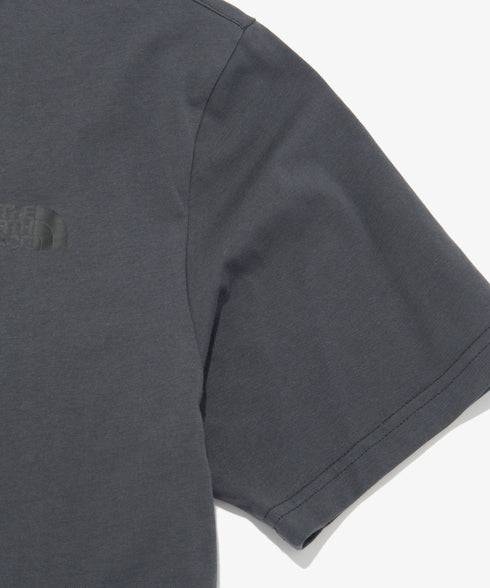 国内未発売 THE NORTH FACE(ザ・ノースフェイス)/ワンポイントロゴ 半袖 コットン Tシャツ/COTTON BASIC S/S R/TEE | IM2252001 | チャコールグレー