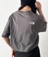 THE NORTH FACE(ザ・ノースフェイス)/ワンポイントロゴ 半袖 コットン Tシャツ/M'S COTTON BASIC S/S R/TEE | IM2252001 | グレー