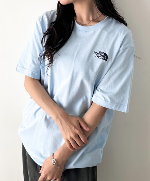 THE NORTH FACE(ザ・ノースフェイス)/ワンポイントロゴ 半袖 コットン Tシャツ/M'S COTTON BASIC S/S R/TEE | IM2252001 | ブルー系その他