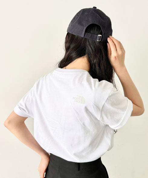 THE NORTH FACE(ザ・ノースフェイス)/ワンポイントロゴ 半袖 コットン Tシャツ/M'S COTTON BASIC S/S R/TEE | IM2252001 | ホワイト系その他