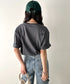 国内未発売 THE NORTH FACE(ザ・ノースフェイス)/ワンポイントロゴ 半袖 コットン Tシャツ/COTTON BASIC S/S R/TEE | IM2252001 | チャコールグレー