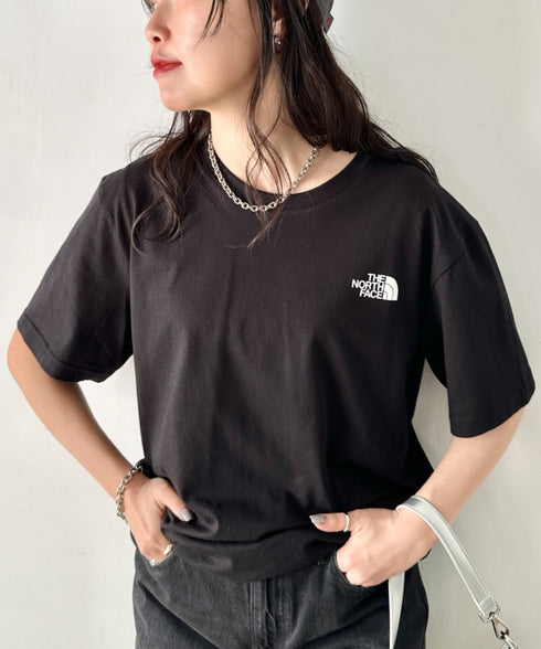 国内未発売 THE NORTH FACE(ザ・ノースフェイス)/ワンポイントロゴ 半袖 コットン Tシャツ/COTTON BASIC S/S R/TEE | IM2252001 | ブラック