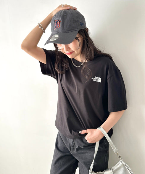 国内未発売 THE NORTH FACE(ザ・ノースフェイス)/ワンポイントロゴ 半袖 コットン Tシャツ/COTTON BASIC S/S R/TEE | IM2252001 | ブラック