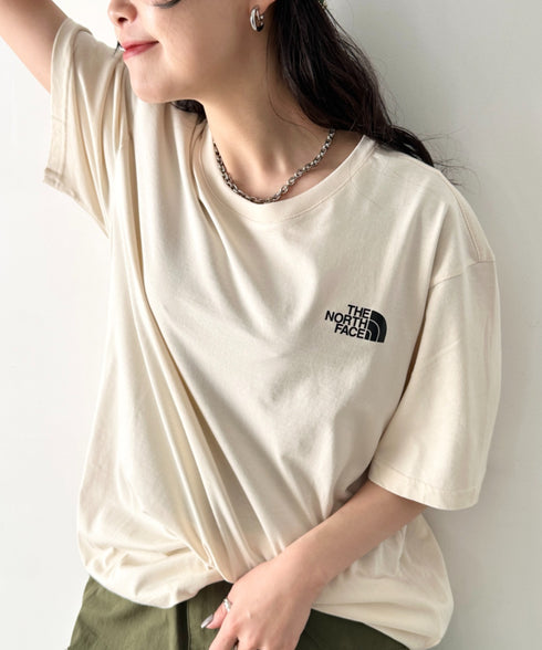 国内未発売 THE NORTH FACE(ザ・ノースフェイス)/ワンポイントロゴ 半袖 コットン Tシャツ/COTTON BASIC S/S R/TEE | IM2252001 | サンドベージュ