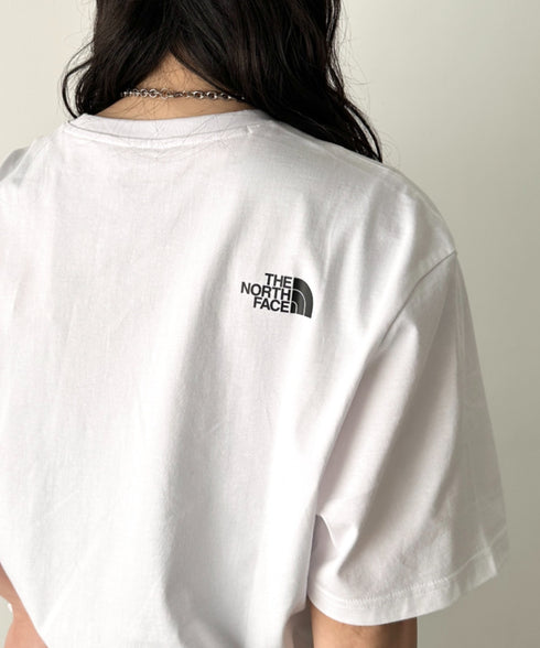 国内未発売 THE NORTH FACE(ザ・ノースフェイス)/ワンポイントロゴ 半袖 コットン Tシャツ/COTTON BASIC S/S R/TEE | IM2252001 | ホワイト