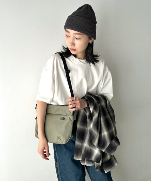 国内未発売 THE NORTH FACE(ザ・ノースフェイス)/ロゴプリント ショルダーバッグ クロスバッグ/SP CROSS BAG M | IM1244064 | カーキ
