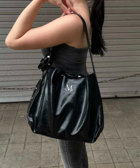 MUCENT(ムセント)/2WAY ショルダーバッグ トートバッグ/WESTERN LEATHER SHOULDER BAG | AT1251003 | ブラック