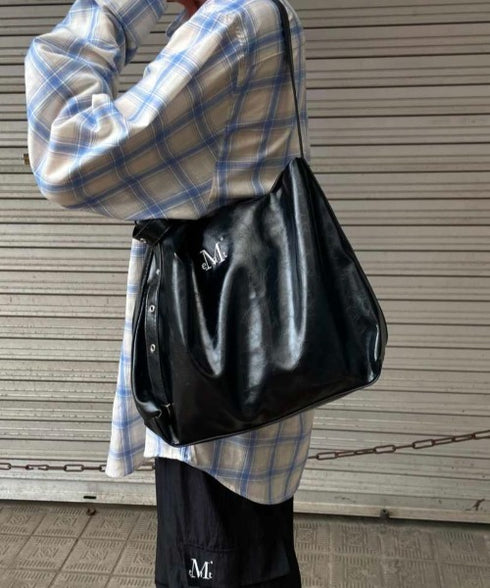 MUCENT(ムセント)/2WAY ショルダーバッグ トートバッグ/WESTERN LEATHER SHOULDER BAG | AT1251003 | ブラック